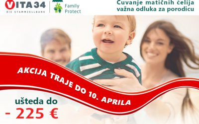 VITA Family Protect: Čuvanje matičnih ćelija – važna odluka za porodicu