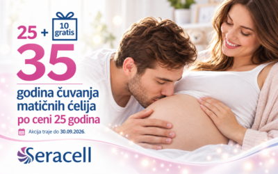 25 + 10 GODINA GRATIS za čuvanje matičnih ćelija iz pupčanika